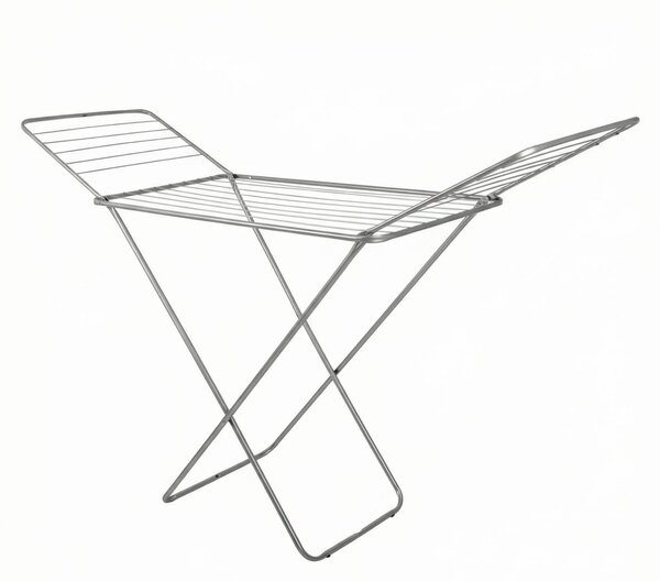 Uscător de Rufe Pliabil Metalic, 180x54x80 cm, Anticoroziune, Mecanism Blocare