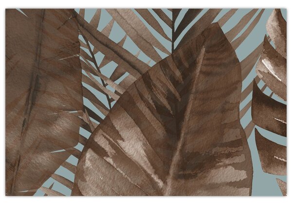 Tablou - Frunze de palmier acvarel (90x60 cm)