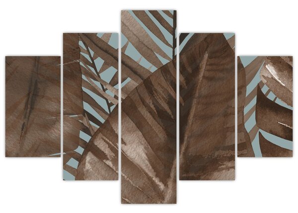 Tablou - Frunze de palmier acvarel (150x105 cm)
