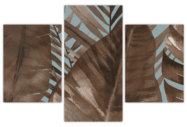 Tablou - Frunze de palmier acvarel (90x60 cm)