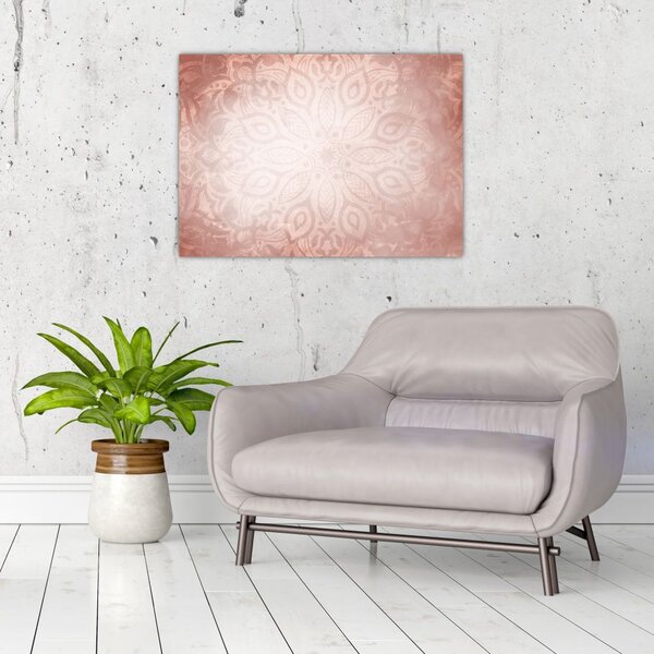 Tablou - Mandala roz (70x50 cm)