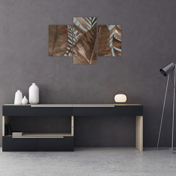 Tablou - Frunze de palmier acvarel (90x60 cm)