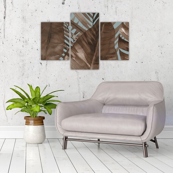 Tablou - Frunze de palmier acvarel (90x60 cm)