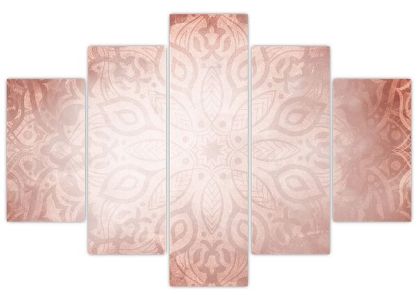 Tablou - Mandala roz (150x105 cm)