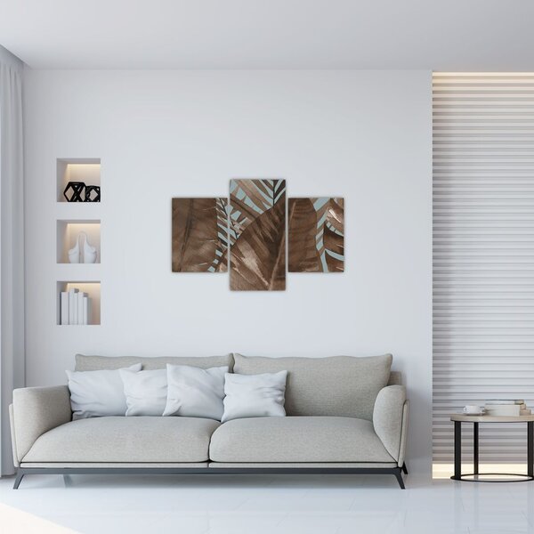 Tablou - Frunze de palmier acvarel (90x60 cm)