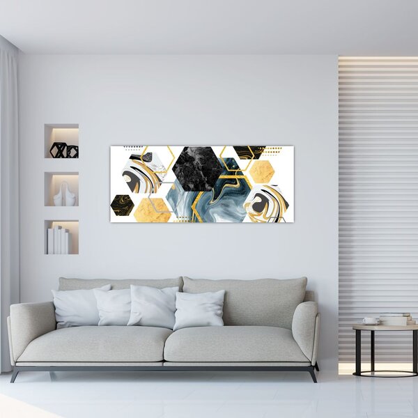 Tablou - Poligon (120x50 cm)