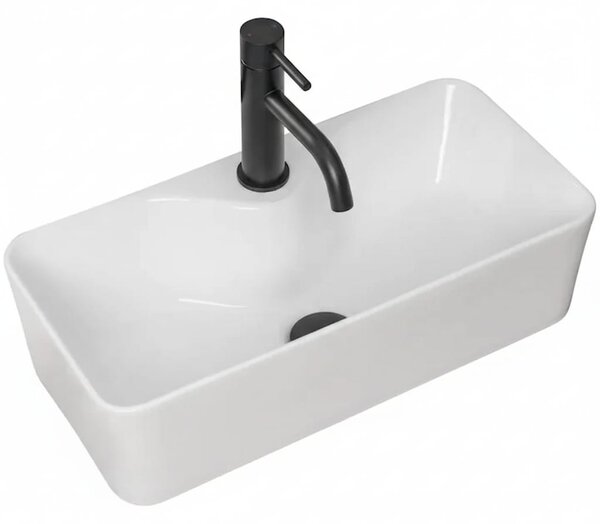 Lavoar pentru blat Delmar, 49x38 cm, ceramică sanitară premium