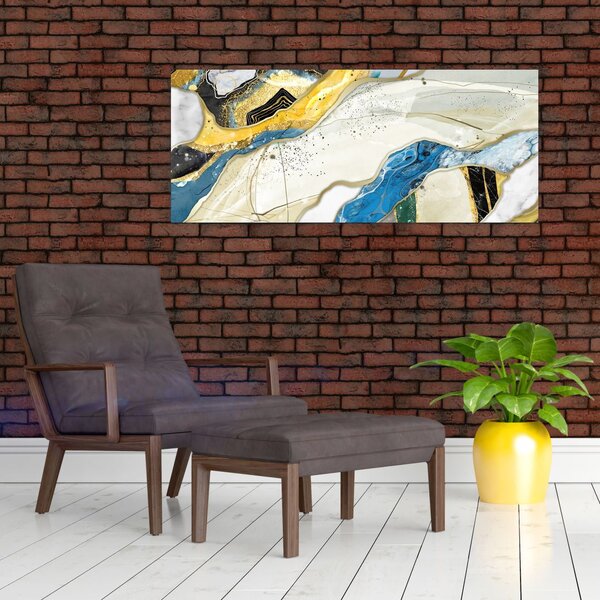 Tablou - Marmură colorată (120x50 cm)