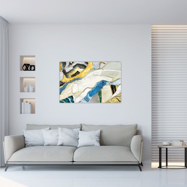 Tablou - Marmură colorată (90x60 cm)