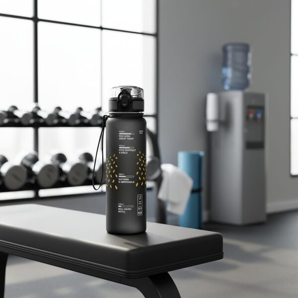 Sticlă de Apă 650 ml Tritan - Rezistentă la Șocuri, Ideală pentru Fitness