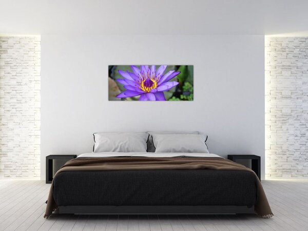 Tablou - Floare violet (120x50 cm)