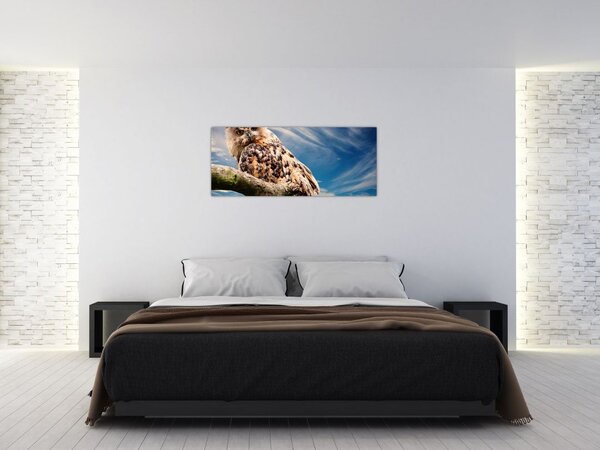 Tablou - Bufniță (120x50 cm)