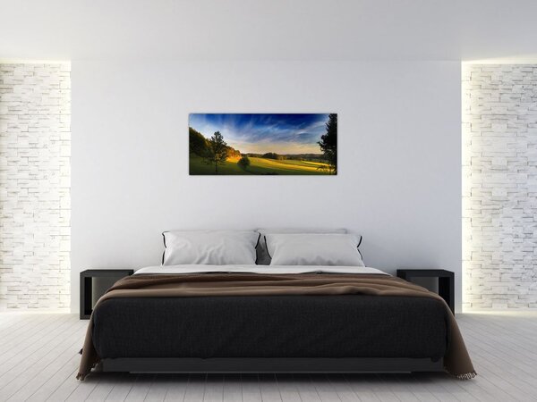 Tablou - Lunca de munte (120x50 cm)