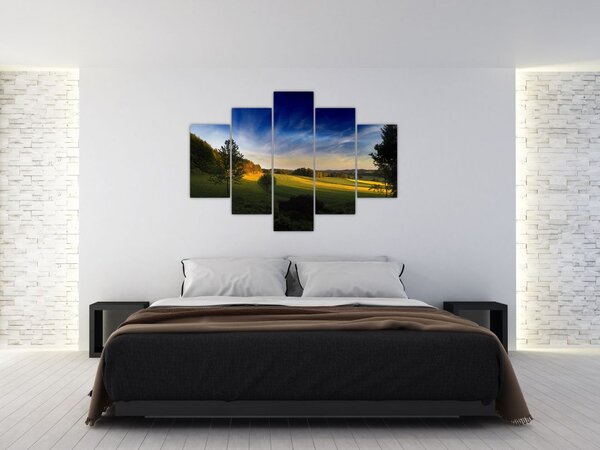 Tablou - Lunca de munte (150x105 cm)