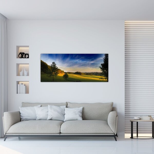 Tablou - Lunca de munte (120x50 cm)