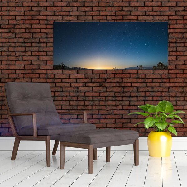 Tablou - Cer de noapte deasupra drumului (120x50 cm)