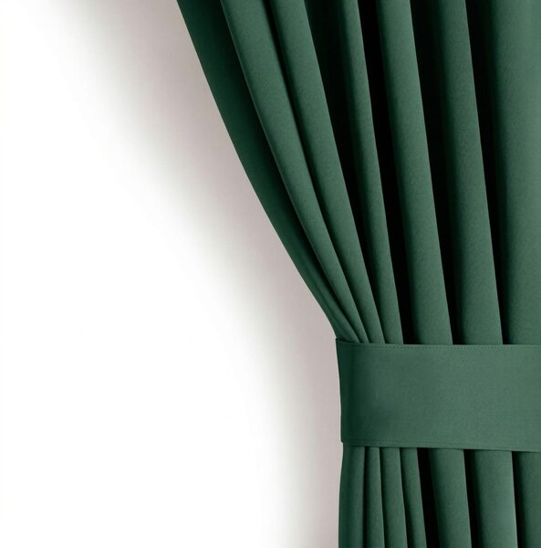 Draperie Blackout cu rejansa Verde Smarald 140x244 cm – Opacitate Ridicata