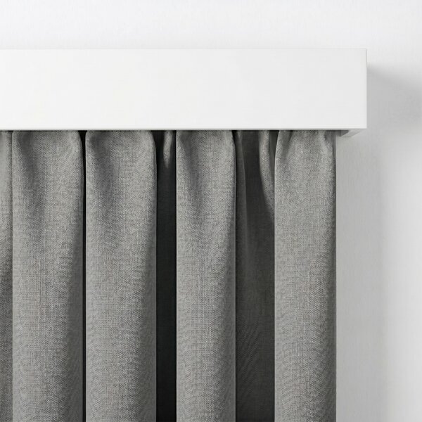 Draperie Blackout cu rejansa Gri 140x244 cm – Opacitate 90%