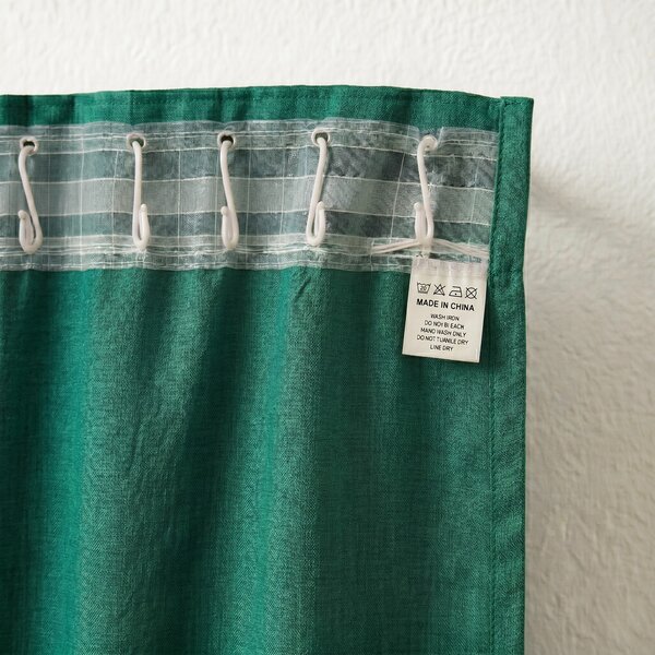 Draperie Blackout cu rejansa Verde Smarald 140x244 cm – Opacitate Ridicata