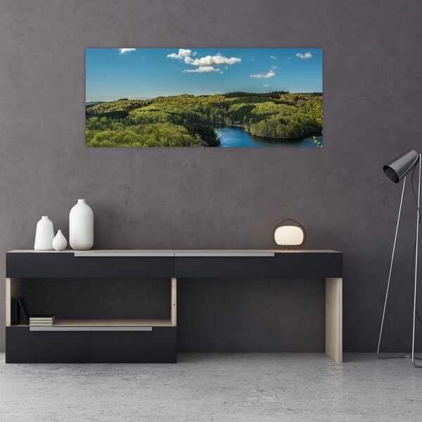 Tablou - Lac montan (120x50 cm)