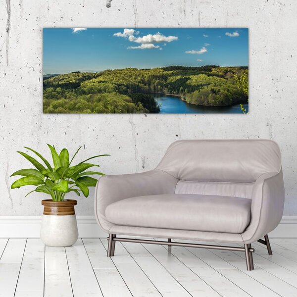 Tablou - Lac montan (120x50 cm)