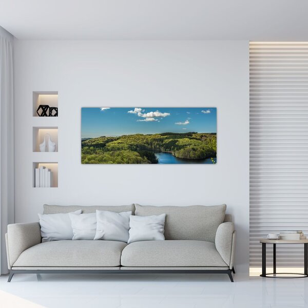Tablou - Lac montan (120x50 cm)