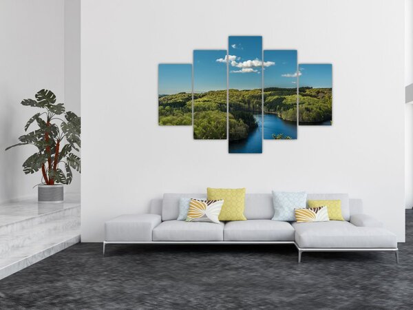 Tablou - Lac montan (150x105 cm)