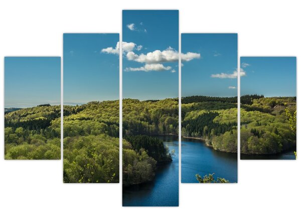 Tablou - Lac montan (150x105 cm)