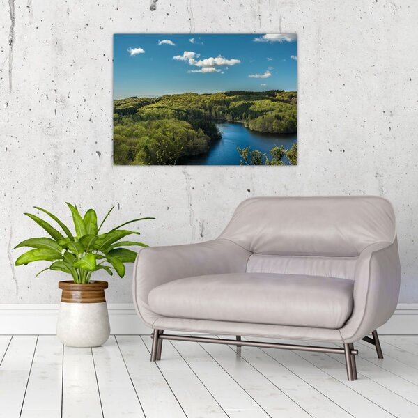 Tablou - Lac montan (70x50 cm)