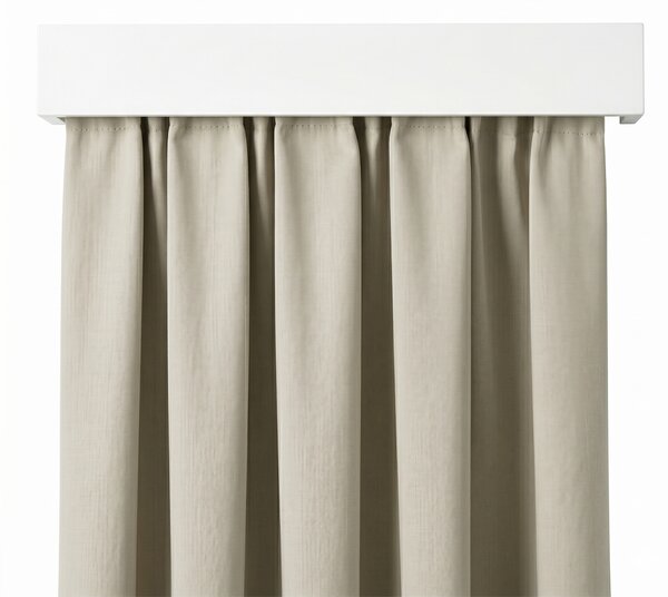 Draperie Blackout cu rejansa Crem 140x244 cm – Opacitate 90%