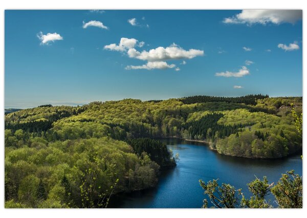 Tablou - Lac montan (90x60 cm)
