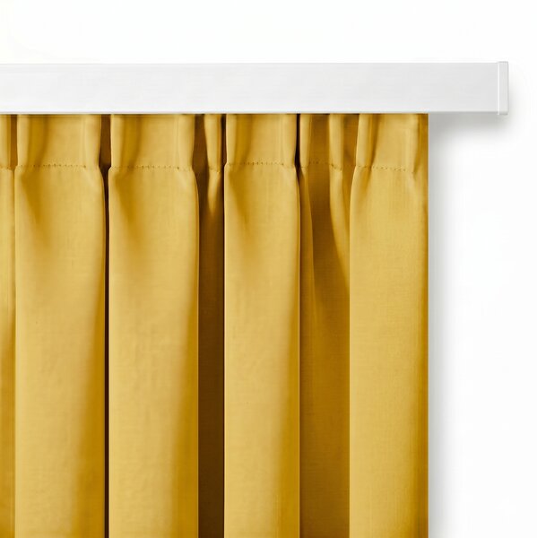 Draperie Blackout cu rejansa Galben Mustar 140x244 cm – Opacitate 90%