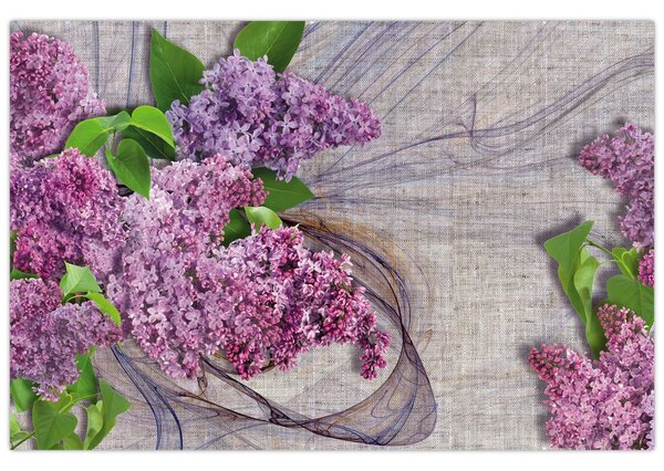 Tablou - Flori de liliac (90x60 cm)