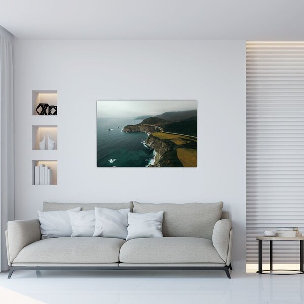 Tablou - Stânci în ocean (90x60 cm)