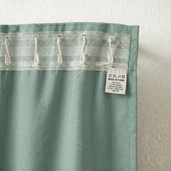 Draperie Blackout cu rejansa Verde Menta 140x262 cm – Opacitate 90%