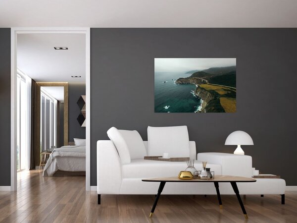 Tablou - Stânci în ocean (90x60 cm)