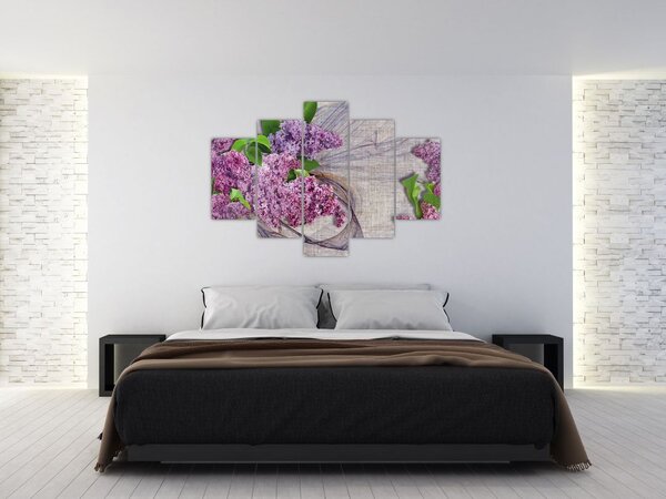 Tablou - Flori de liliac (150x105 cm)