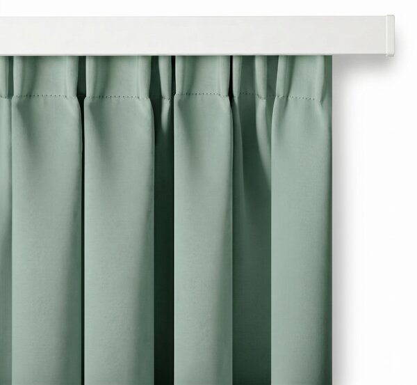 Draperie Blackout cu rejansa Verde Menta 140x262 cm – Opacitate 90%