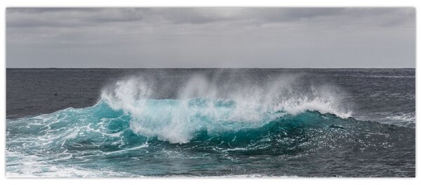 Tablou - Valuri pe ocean (120x50 cm)