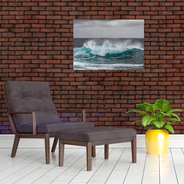 Tablou - Valuri pe ocean (70x50 cm)