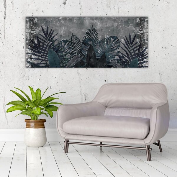 Tablou - Frunze de palmier (120x50 cm)