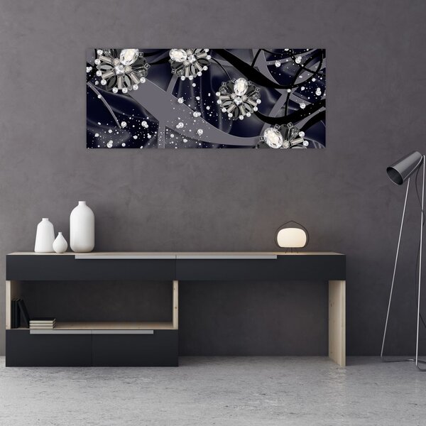 Tablou - Diamante în spațiu (120x50 cm)