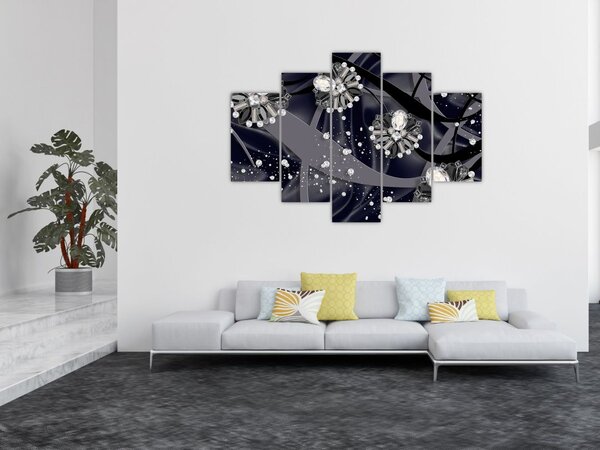 Tablou - Diamante în spațiu (150x105 cm)