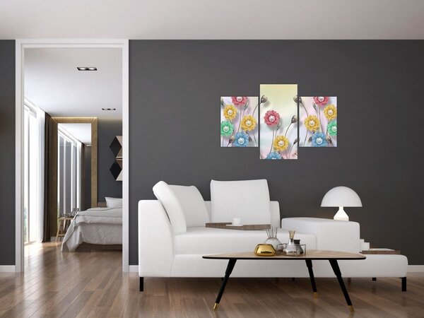 Tablou - Lunca colorată (90x60 cm)