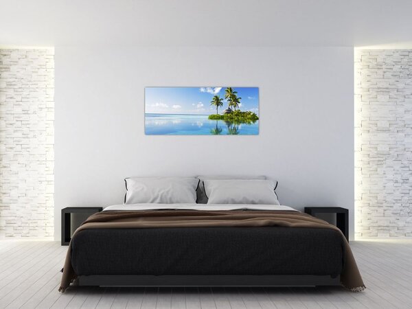 Tablou - Insula tropicală (120x50 cm)