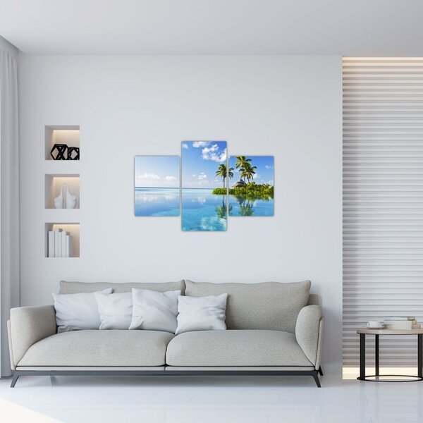 Tablou - Insula tropicală (90x60 cm)