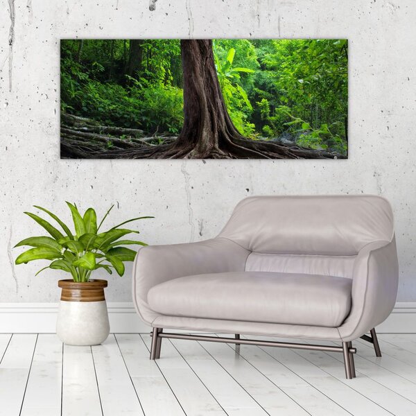 Tablou - Copac bătrîn cu rădăcini (120x50 cm)