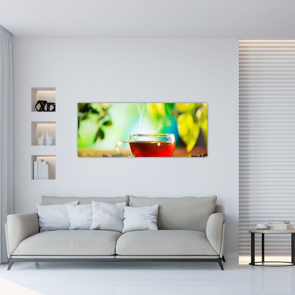 Tablou - Natura moartă, ceai (120x50 cm)