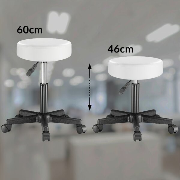 Masă de machiaj Jocelyn cu LED și scaun 140 × 90 × 40 cm