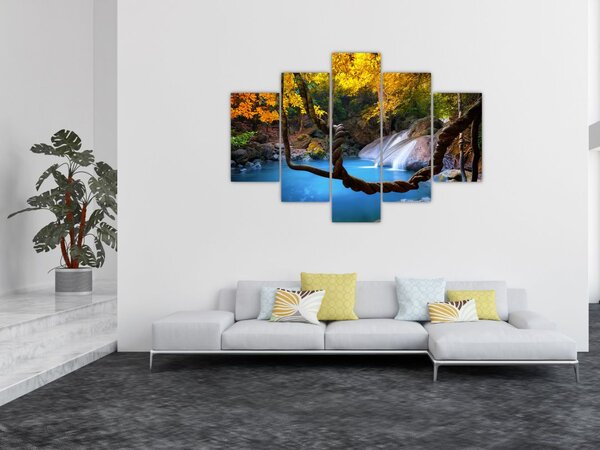 Tablou - Cascade din Asia (150x105 cm)